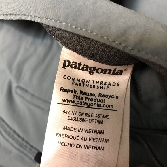 Patagonia Green Nylon Spandex Pants 34 x 30.5 Hike - Picture 6 of 12